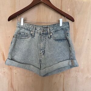 wild fable Light Blue Rolled Hem Denim Shorts